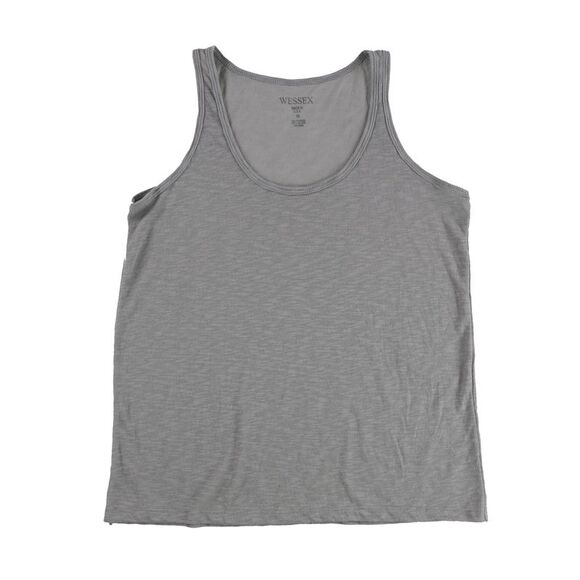 WESSEX Womens Heathered Tank Top, Grey, NWT - Picture 1 of 2